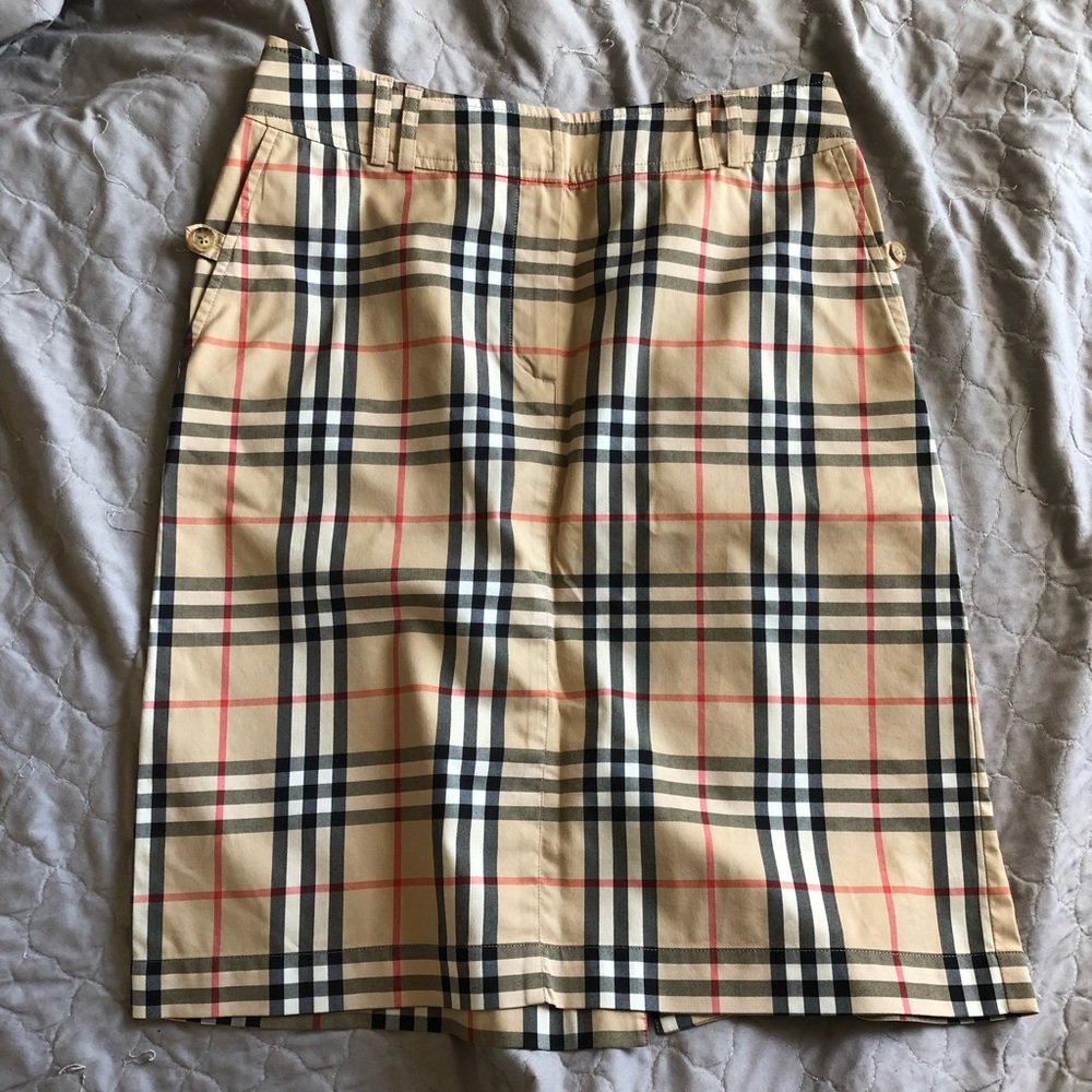 Authentic Burberry London Brit Pencil Skirt
